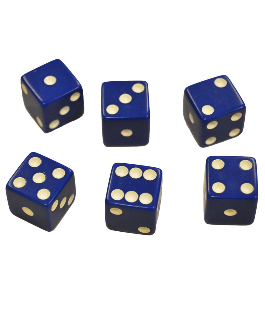 Set of 6 Blue Dice