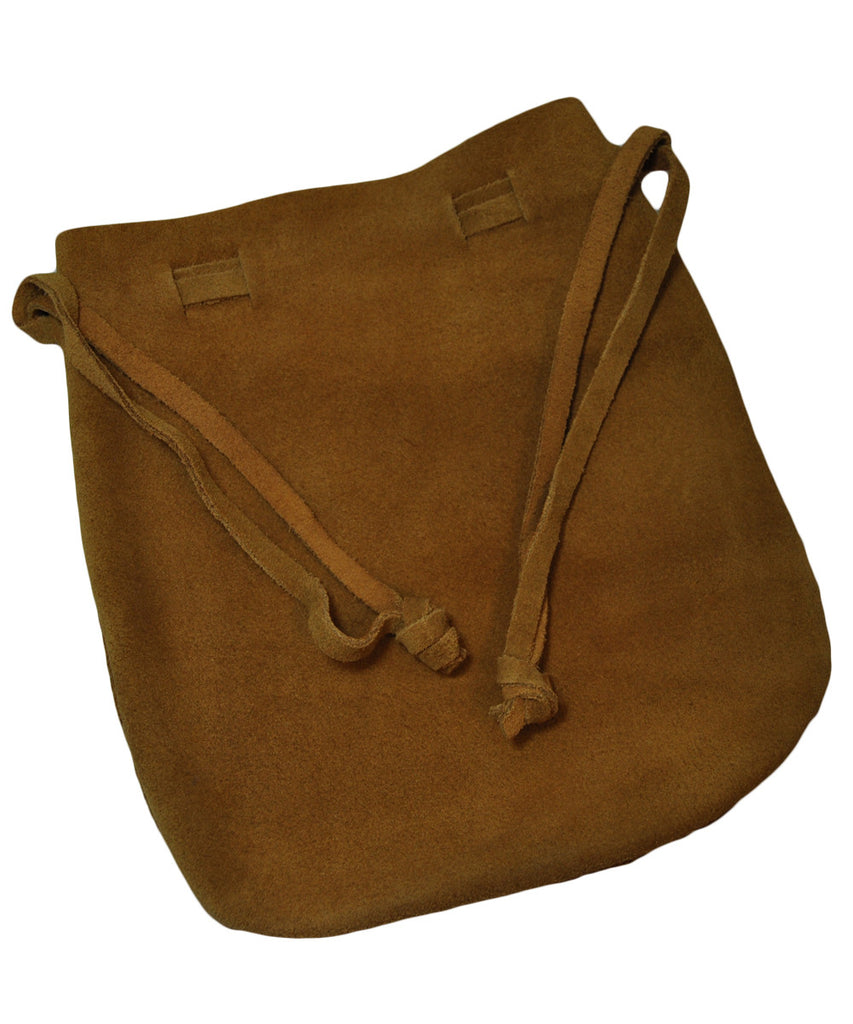 Suede Drawstring Dice Bag - 7" x 8"